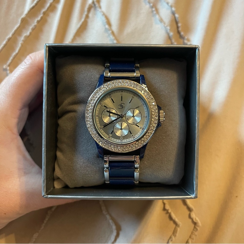CHICOS Blue Crystal Watch NEW